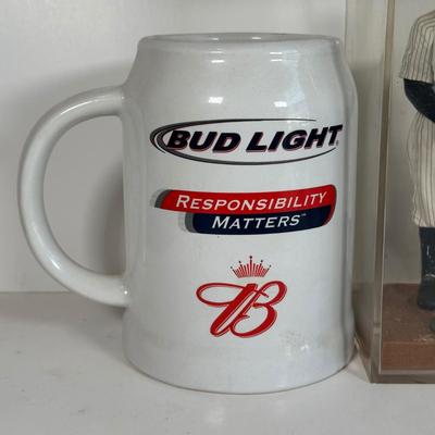 LOT 33A: Baseball Collectibles - MLB and Minor League - Balls, Figures, 2 Dollar Bill & More