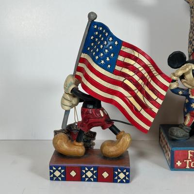 LOT 34A: Disney Tradition, The Danbury Mint & Jim Shore Enesco Mickey Figures