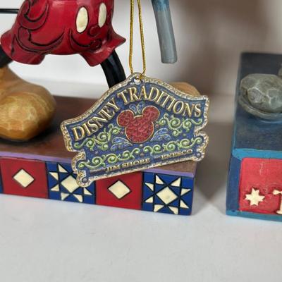 LOT 34A: Disney Tradition, The Danbury Mint & Jim Shore Enesco Mickey Figures