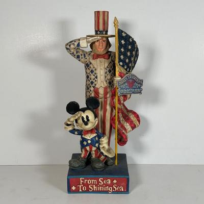 LOT 34A: Disney Tradition, The Danbury Mint & Jim Shore Enesco Mickey Figures