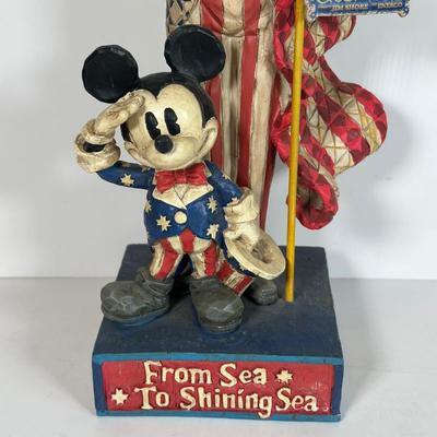 LOT 34A: Disney Tradition, The Danbury Mint & Jim Shore Enesco Mickey Figures