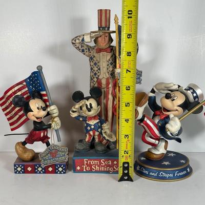 LOT 34A: Disney Tradition, The Danbury Mint & Jim Shore Enesco Mickey Figures
