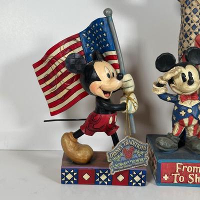 LOT 34A: Disney Tradition, The Danbury Mint & Jim Shore Enesco Mickey Figures