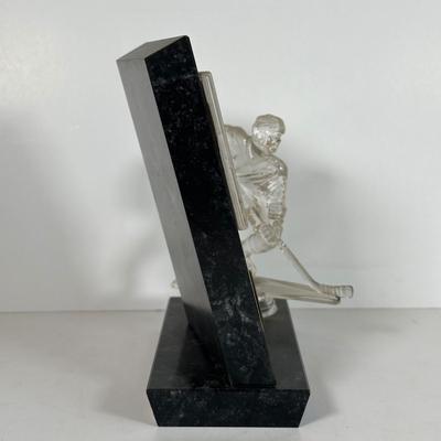 LOT 35A: Bernie Parent Philadelphia Flyers Signed Rookie Card Plaque