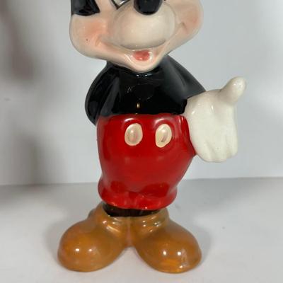 LOT 36A: Vintage Disney Mickey/Minnie Figurines, Eagles Shakers & More