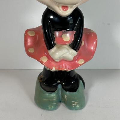 LOT 36A: Vintage Disney Mickey/Minnie Figurines, Eagles Shakers & More
