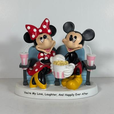 LOT 36A: Vintage Disney Mickey/Minnie Figurines, Eagles Shakers & More