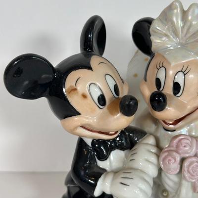 LOT 36A: Vintage Disney Mickey/Minnie Figurines, Eagles Shakers & More