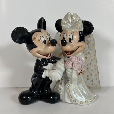 LOT 36A: Vintage Disney Mickey/Minnie Figurines, Eagles Shakers & More