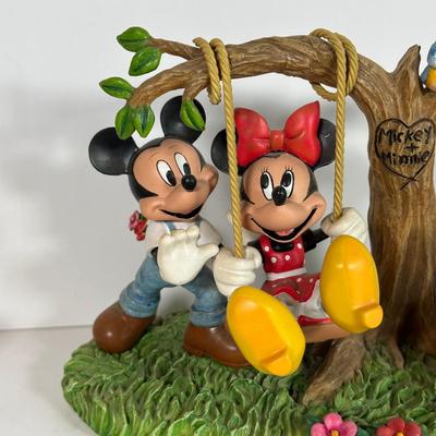 LOT 37A: Disney/The Hamilton Collection - Mickey & Minnie’s Timeless Romance Collection