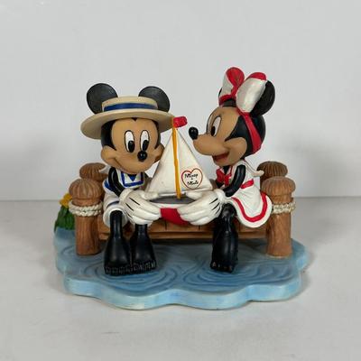 LOT 37A: Disney/The Hamilton Collection - Mickey & Minnie’s Timeless Romance Collection