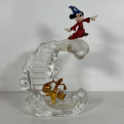 LOT 38A: The Franklin Mint Disney Sorcerer’s Apprentice Mickey Figurines