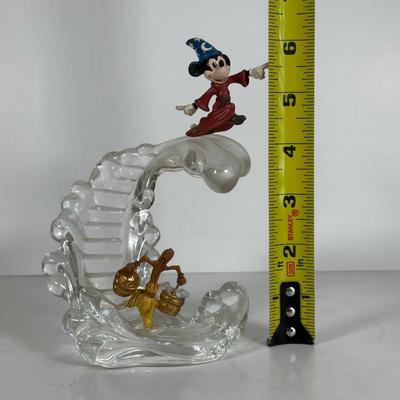 LOT 38A: The Franklin Mint Disney Sorcerer’s Apprentice Mickey Figurines