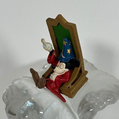 LOT 38A: The Franklin Mint Disney Sorcerer’s Apprentice Mickey Figurines