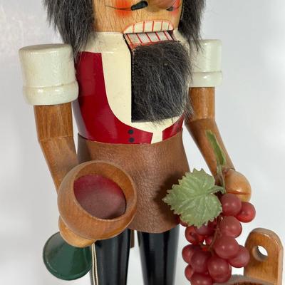 LOT 39A: Wine Maker Wettengl Wooden Nutcracker - Made in Germany