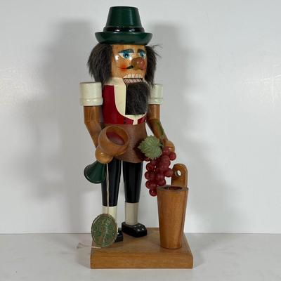 LOT 39A: Wine Maker Wettengl Wooden Nutcracker - Made in Germany