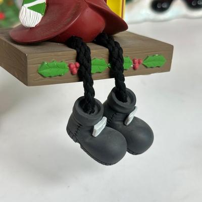 LOT 84A: Mickey & Minnie Christmas Decor - You’re All I Want For Christmas, Shelf Sitters & More