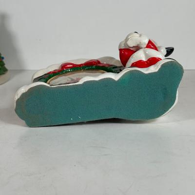 LOT 84A: Mickey & Minnie Christmas Decor - You’re All I Want For Christmas, Shelf Sitters & More