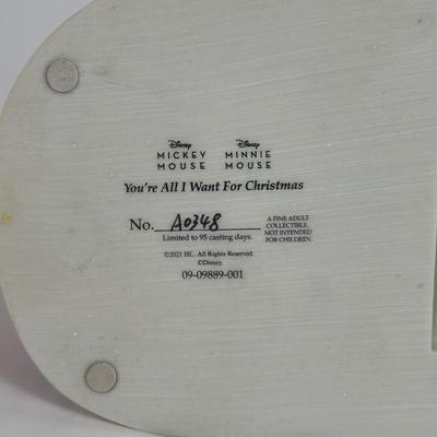 LOT 84A: Mickey & Minnie Christmas Decor - You’re All I Want For Christmas, Shelf Sitters & More