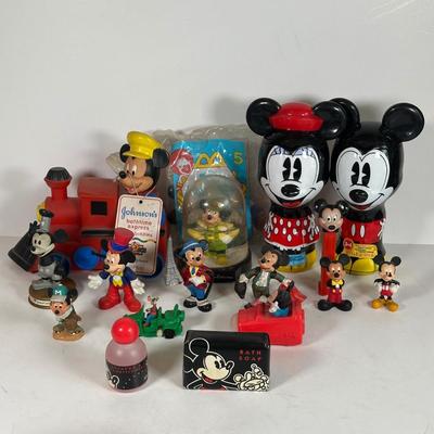 LOT 85A: Vintage Disney Collection - Toys, Bath Soap & More