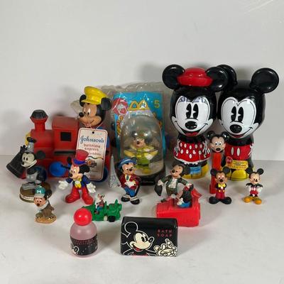 LOT 85A: Vintage Disney Collection - Toys, Bath Soap & More