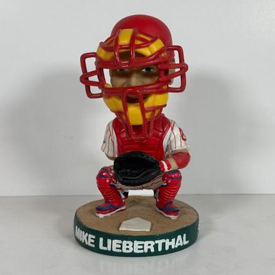 LOT 86A: Mike Liberthal Collection - Signed Ball/Picture, Bobble Heads & More