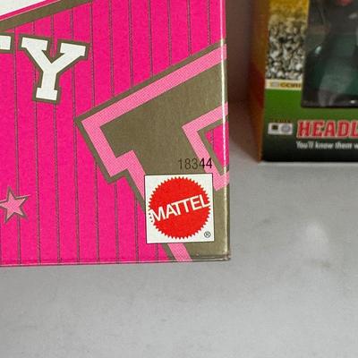 LOT 89A: Penn State Collection - Signed Joe Paterno Photo Plaque, University Barbie, Joe Paterno Bobble Head & More