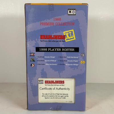 LOT 89A: Penn State Collection - Signed Joe Paterno Photo Plaque, University Barbie, Joe Paterno Bobble Head & More