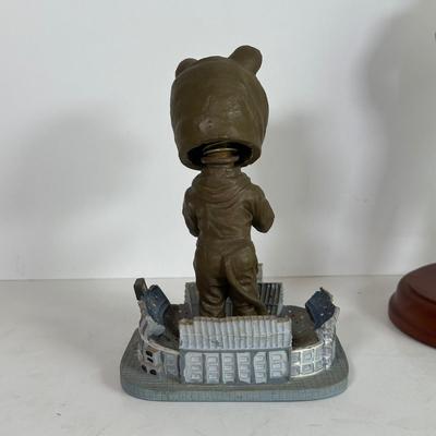 LOT 89A: Penn State Collection - Signed Joe Paterno Photo Plaque, University Barbie, Joe Paterno Bobble Head & More