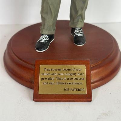 LOT 89A: Penn State Collection - Signed Joe Paterno Photo Plaque, University Barbie, Joe Paterno Bobble Head & More
