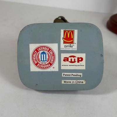 LOT 89A: Penn State Collection - Signed Joe Paterno Photo Plaque, University Barbie, Joe Paterno Bobble Head & More