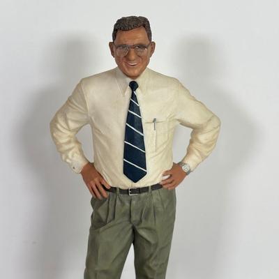 LOT 89A: Penn State Collection - Signed Joe Paterno Photo Plaque, University Barbie, Joe Paterno Bobble Head & More
