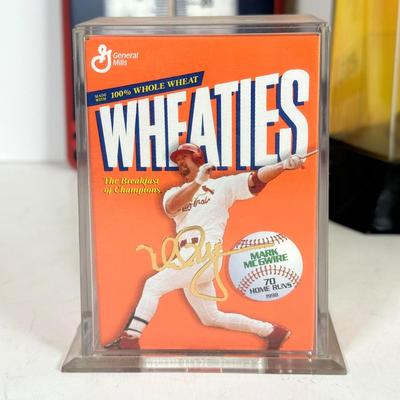 LOT 90A: St. Louis Cardinals / Mark McGwire Collection - Bobble Heads, Thermometer & More