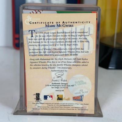 LOT 90A: St. Louis Cardinals / Mark McGwire Collection - Bobble Heads, Thermometer & More