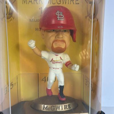 LOT 90A: St. Louis Cardinals / Mark McGwire Collection - Bobble Heads, Thermometer & More