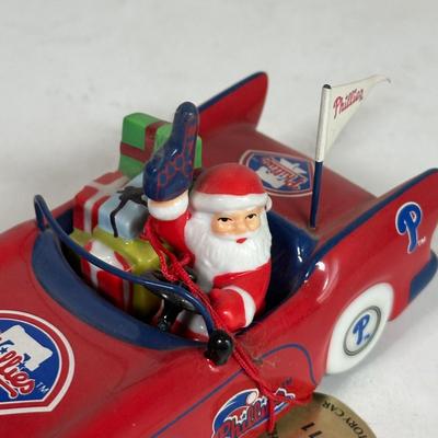 LOT 91A: Philadelphia Phillies Collectibles - Ornaments, Figures, Bobble Heads & More