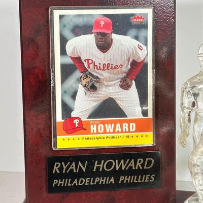 LOT 91A: Philadelphia Phillies Collectibles - Ornaments, Figures, Bobble Heads & More