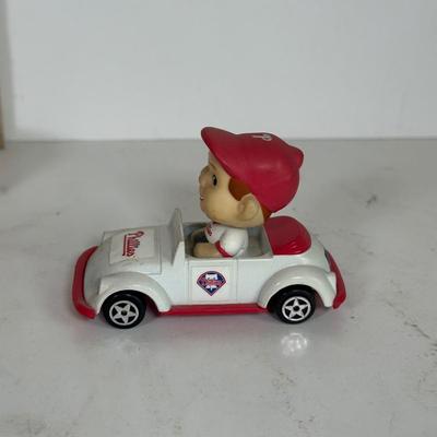 LOT 91A: Philadelphia Phillies Collectibles - Ornaments, Figures, Bobble Heads & More