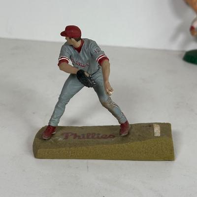 LOT 91A: Philadelphia Phillies Collectibles - Ornaments, Figures, Bobble Heads & More