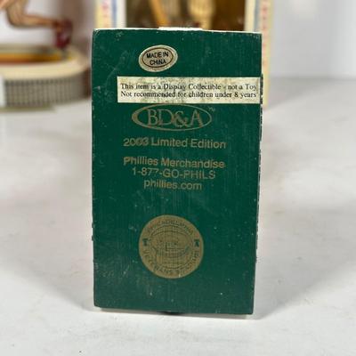 LOT 92A: Mike Schmidt Collection - Signed Ball, Legends Of The Park Bobble Head & More