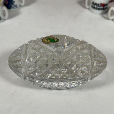 LOT 93A: NFL Collectibles, Waterford Paper Weight & More