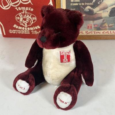 LOT 94A: Temple Owls Football Collection - Signed Photos & More