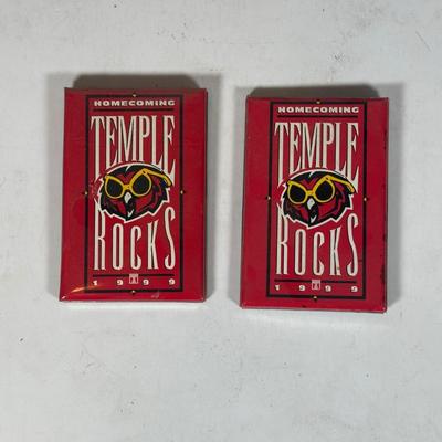 LOT 94A: Temple Owls Football Collection - Signed Photos & More