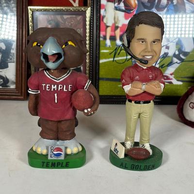 LOT 94A: Temple Owls Football Collection - Signed Photos & More