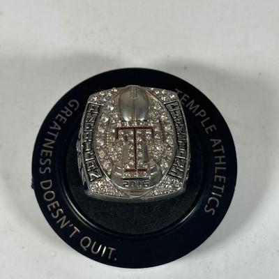 LOT 94A: Temple Owls Football Collection - Signed Photos & More