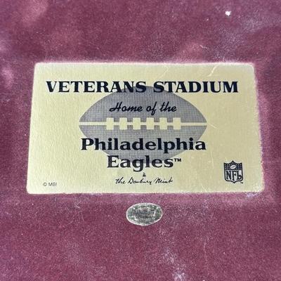 LOT 95A: The Danbury Mint Veterans Stadium & Lincoln Financial Field Home Of The Philadelphia Eagles