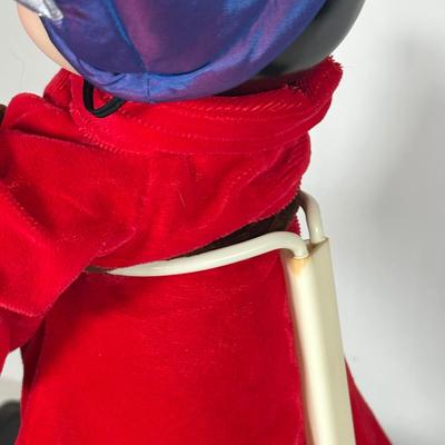 LOT 97A: Disney Franklin Heirloom Mickey Mouse Fantasia Sorcerer's Apprentice w/ Stand