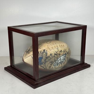 LOT 99A: Philadelphia Eagles Signed Commemorative Ball - Donovan McNabb, David Akers, Koy Detmer, Sean Landeta and More