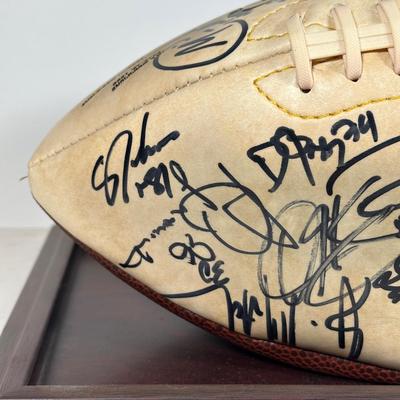 LOT 99A: Philadelphia Eagles Signed Commemorative Ball - Donovan McNabb, David Akers, Koy Detmer, Sean Landeta and More