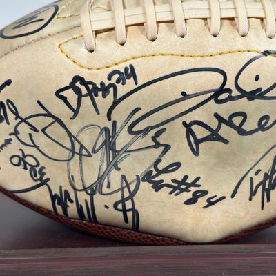 LOT 99A: Philadelphia Eagles Signed Commemorative Ball - Donovan McNabb, David Akers, Koy Detmer, Sean Landeta and More